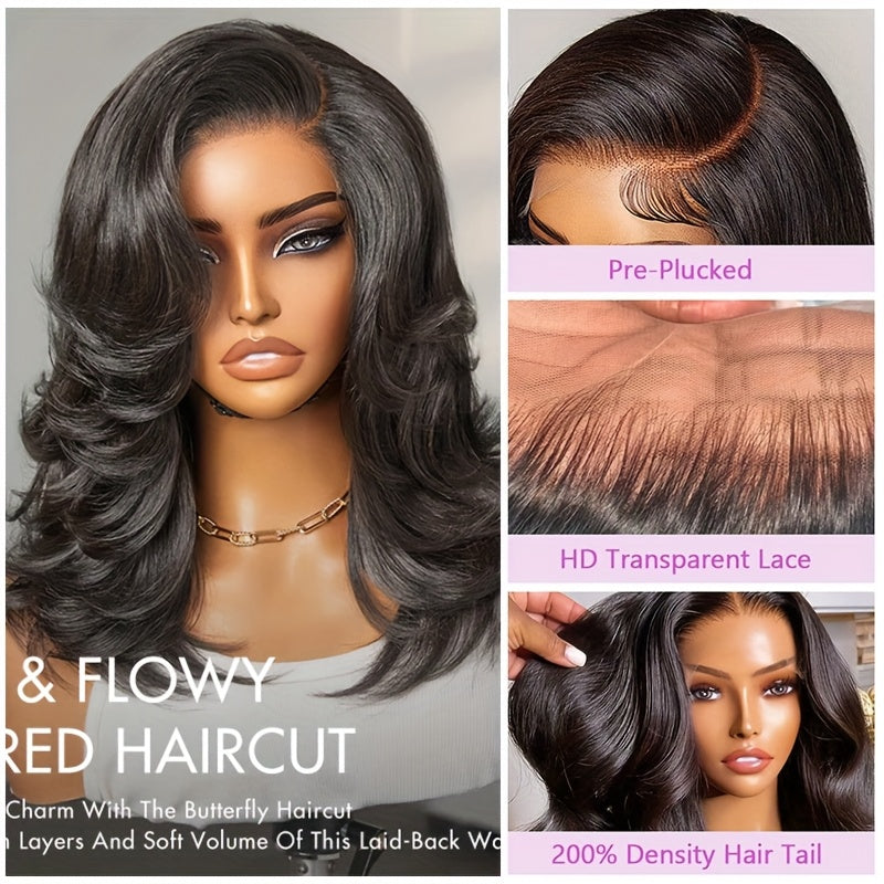 250% Density Glueless Wigs Human Hair Pre Plucked Pre Cut Loose Body Wave Ready To Wear 13x4 HD Lace Front Wig And Go Shoping Hd Lace Front Wigs Bleached Knots Human Hair Glueless Put On And Go Black Human Hair Wigs 3 Seconds